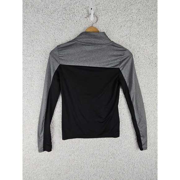 PINK Victoria's Secret Ultimate Half Zip Athletic Pullover Top SZ XS Thumbholes - Picture 6 of 14